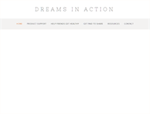 Tablet Screenshot of dreamsinactionteam.com